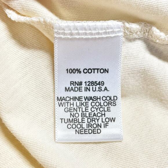 AVIATOR NATION Rainbow 7-Stripe Cropped Distressed Tee Size S ASO Shelby Simmons - Picture 8 of 8